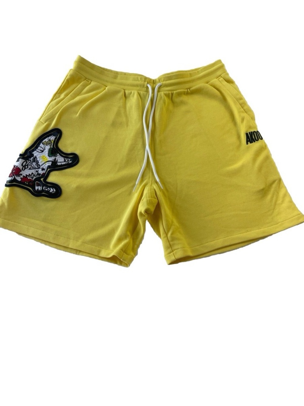 AKOO Men’s Sweat Shorts – Yellow ☀️